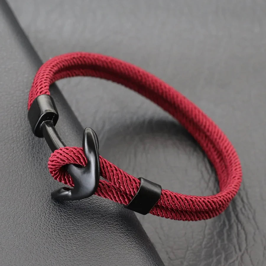 Nautical Rope Anchor Bracelet