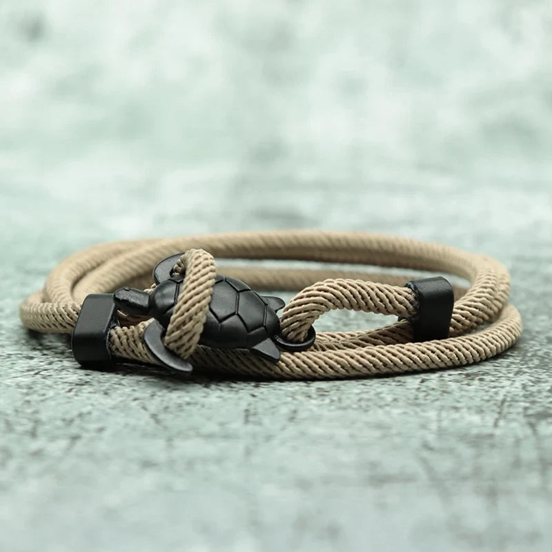 Multilayer Cotton Turtle Bracelet