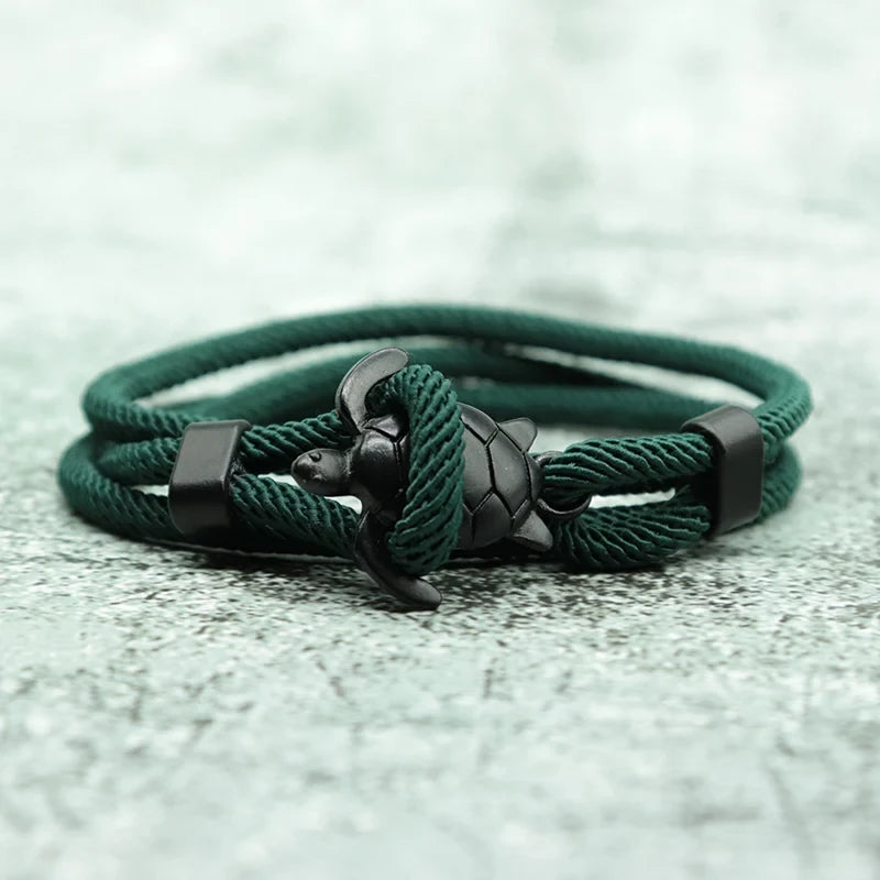 Multilayer Cotton Turtle Bracelet